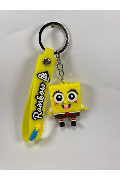 Bellinzona Sünger Bob Maskot Anahtarlık Ve Çanta Aksesuarı