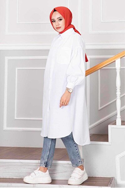 EBRUTESETTÜR Hijab Shirt Tunic - Oval Cut