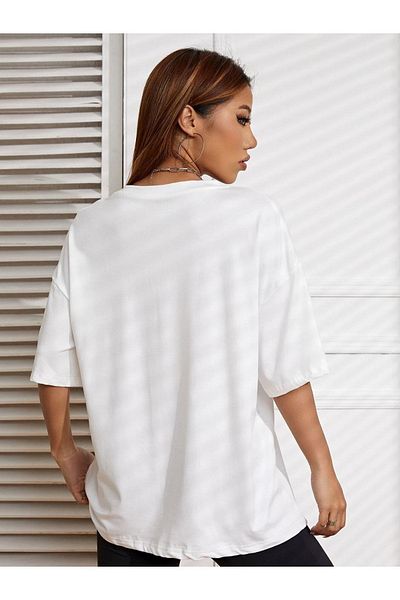 VASK Unisex CUTE GIRL Printed Oversize T-Shirt