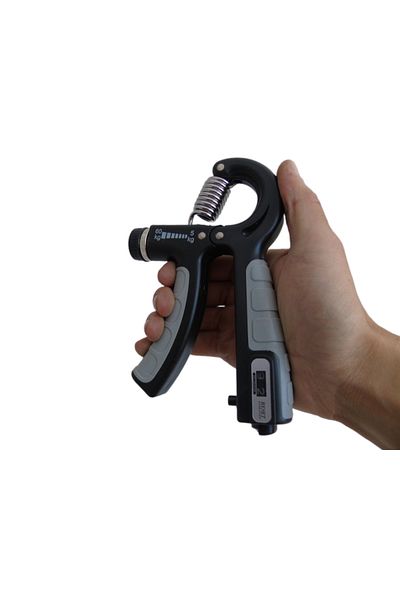 ÇAKABEY 10-60 Kg Vein Remover Wrist Strengthener Adjustable Hand Spring with Counter - Numberer