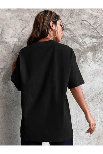 VASK Unisex CUTE GIRL εμπριμέ μπλουζάκι Oversize