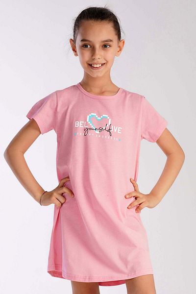 VİENETTA Cotton Girl's Short Sleeve Nightgown 
 , 212572