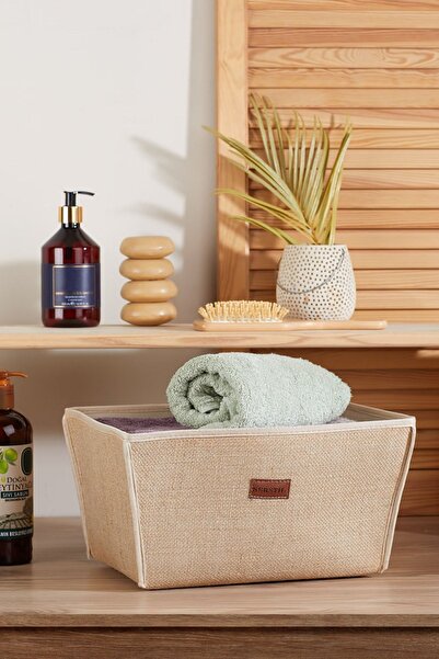 Serstil Trapezoidal Jute 2-Piece Basket Set