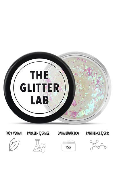 The Glitter Lab Gel Shaped Shiny Glitter - Ballet Slipper
