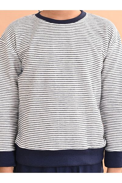 LilPicks By Styli Striped Sweatshirt & Joggers Set