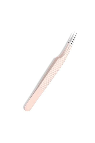 OZLEM BASAR BEAUTY Powder Pink Silk Eyelash Separation Tweezers - 1 Piece