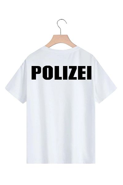 VASK Μπλουζάκι Unisex Police με στάμπα Oversize