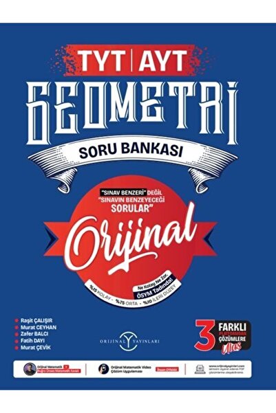 Orjinal Orijinal Yks Tyt Ayt Soru Bankası Geometri