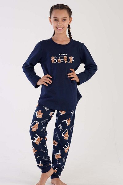 VİENETTA Girl's Cotton Pajama Set - 303227