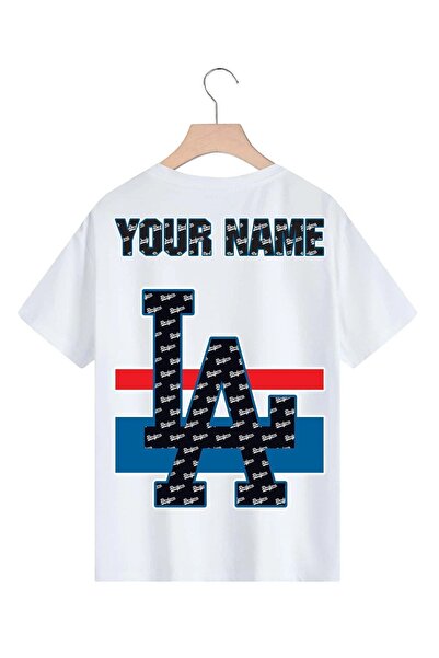 VASK Унісекс DODGERS надрукований оверсайз футболка