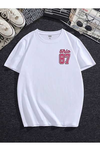 MODADEER Μπλουζάκι Unisex με πολλαπλή εκτύπωση πλάτης