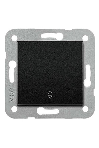 VİKO Viko 92605504 - Μαύρο κουμπί Novella Vavien, χωρίς μηχανισμό (TRENDA)