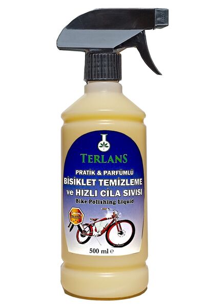 Terlans Bisiklet Temizleyici Hızlı Cila Sprey Ferah Kokulu 500 ml Mikrofiber ...