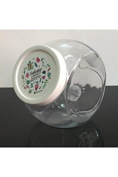 BEYAZ Paşabahçe 80002 Kapaklı Kavanoz 2 Lt