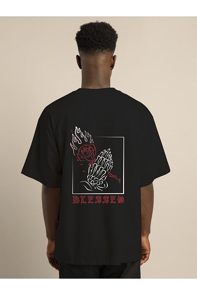 MODADEER Unisex Μπλούζα Blessed Oversize