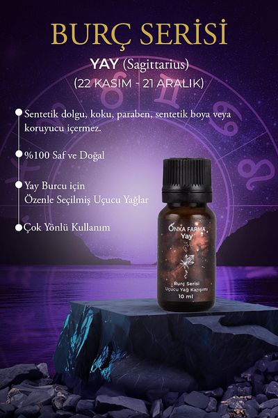OnkaFarma Onka Farma 10 ml Oil Mix - Spring Sign Essential, Zodiac Sign Series Aromatherapy