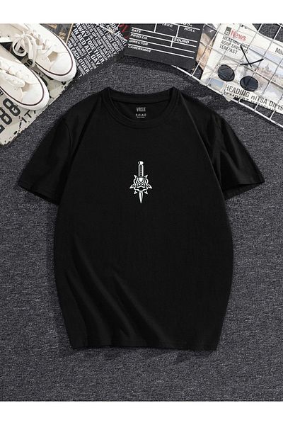 MODADEER Μπλουζάκι Unisex με στάμπα με σκελετό Oversize