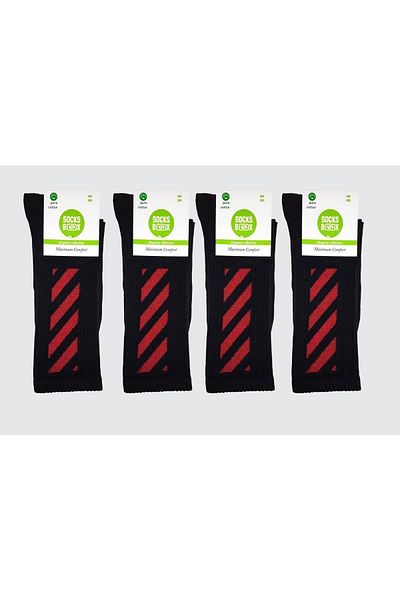 socksbox جوارب رياضية مخططة طويلة
