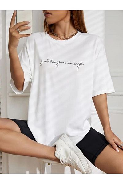 VASK Μπλουζάκι Unisex GOOD THINGS με στάμπα Oversize