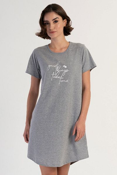 VİENETTA Women's Short Sleeve Nightgown - 312044