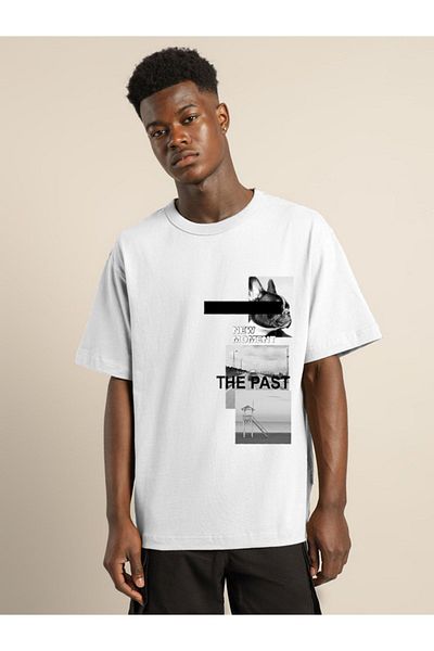 MODADEER Unisex The Past Oversize Tshirt