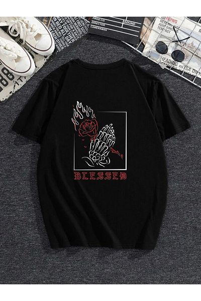 MODADEER Unisex Μπλούζα Blessed Oversize