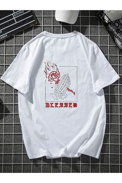 MODADEER Unisex Μπλούζα Blessed Oversize