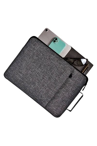 Boldy Geanta pentru laptop Geanta pentru laptop Geanta pentru notebook Geanta pentru Macbook cu fermoar Husa pentru laptop pentru 13-13,3-14 inchi