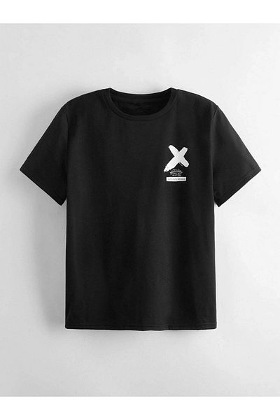 VASK Unisex Comfortable Cotton LESS IS MORE Printed Children's T-shirt