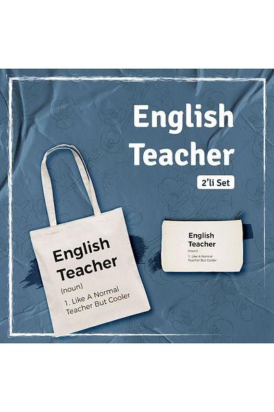 daystore British Teacher - Σετ 2 (τσάντα και θήκη για στυλό)