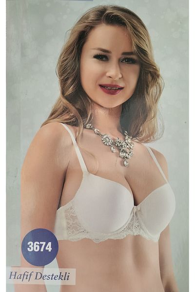 NBB Ecru Micro Single Bra - Light Support, Model 3674