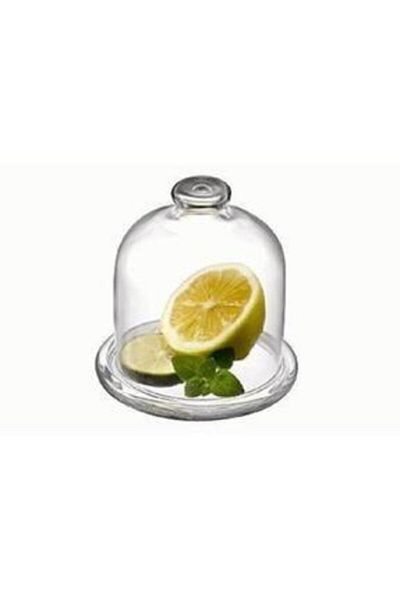 Paşabahçe Basic Glass Lemon Storage Container with Lid 98397