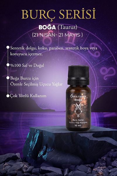 OnkaFarma Onka Farma 10 ml Taurus Essential Oil - Zodiac Series Aromatherapy