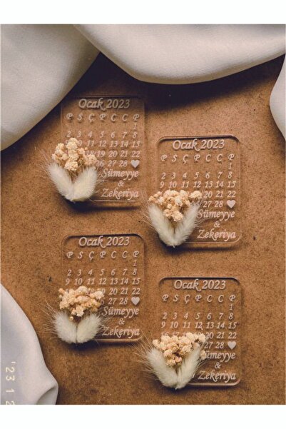 BASKILI HEDİYE TOZUM Söz Nişan Magnet 50 Adet