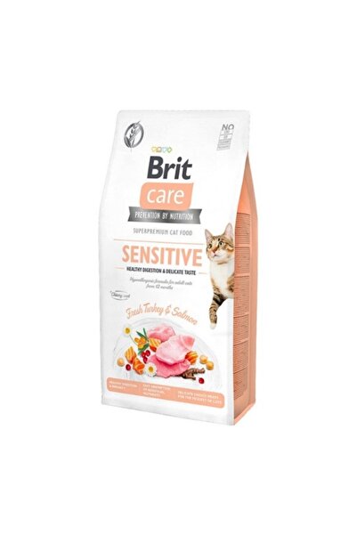 Brit Care Sensitive Fresh Hypoallergenic Hindili Ve Somonlu Kedi Maması 2 Kg
