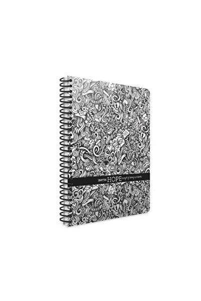 Gıpta Hope Spiralli Tribal Karton Kapak 80 Yaprak 19*26 Kareli Defter