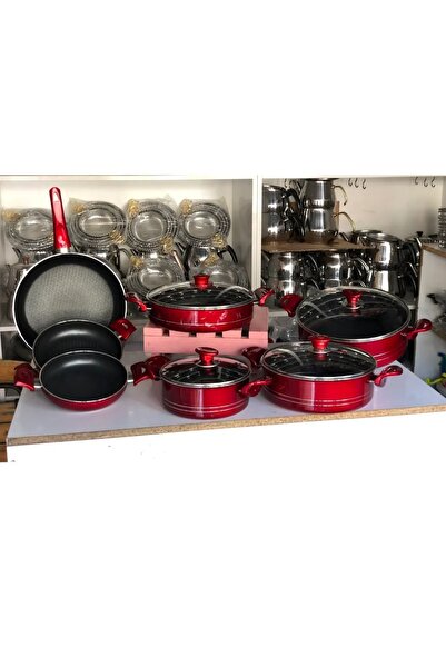 EVİNDA Teflon elma şekeri 11 parça büyük set