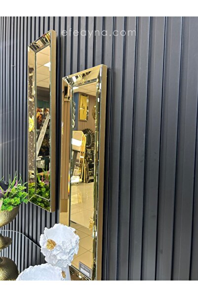 Efe Ayna GOLD YAN AYNA 2'Lİ SET (25x90cm x 2 adet)