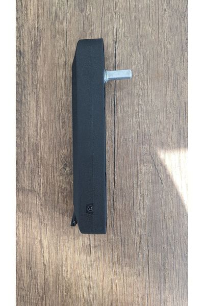 AZRAYAPI Glass Balcony Opening Handle - Push Handle Black (1 Piece)