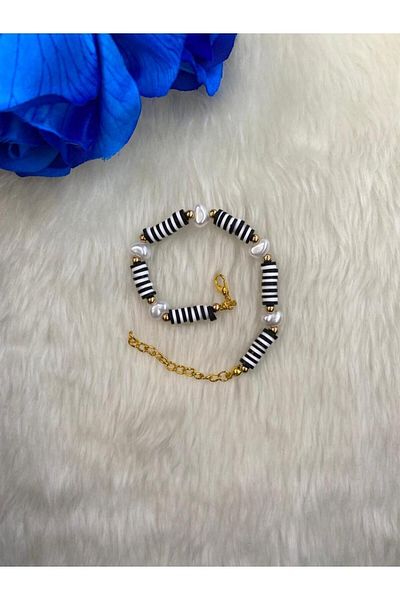 Beykan Fimo Bead Anklet
