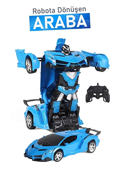 Happy Toys Uzaktan Kumandalı Robota Dönüşen Araba (ŞARJLİ)