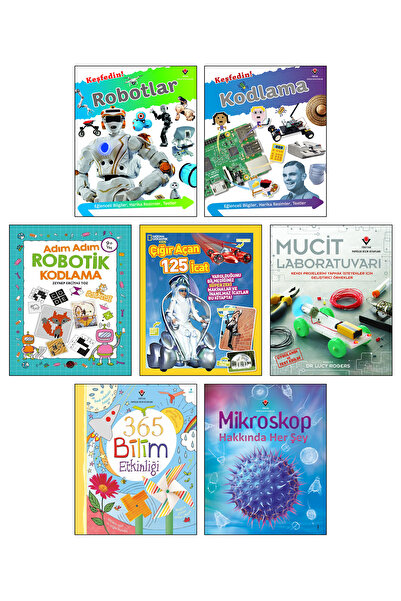 Tübitak Yayınları Robotik Kodlama 365 Bilim Etkinliği Keşfedin Kodlama Robotl...