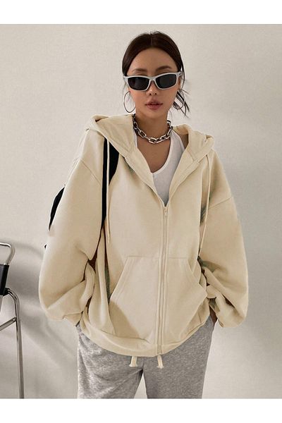 BukuriCO Women's Oversize Hooded Jacket