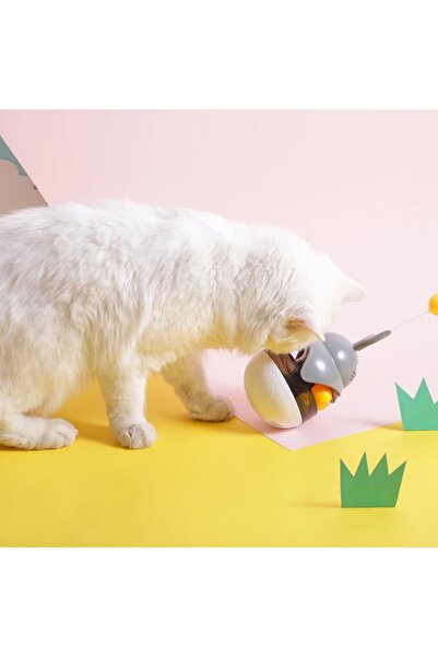 BLUE SİDE Hareketli Mama Çıkarıcı Özellikli Petshop Oyuncağı Kedi Köpek Oyuncağı Bpa Free Eğitici Petshop