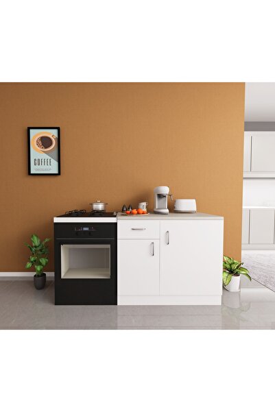 Kenyap Viki Mutfak Alt Dolabı 100 Cm Laminat Tezgah Dahil