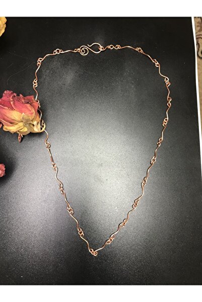 isikaccessories SAF BAKIR ZİNCİR 60 CM
