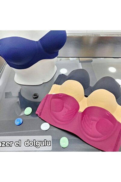 F.K Lazer Kesim El Dolgulu Sütyen