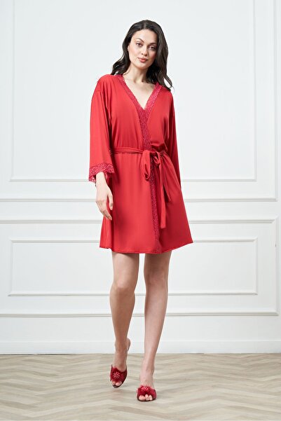 GIONA Micro Combed Cotton Fabric - Nightgown and Dressing Set