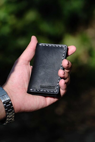 Bards Atelier Hakiki Deri Katlanır Kartlık