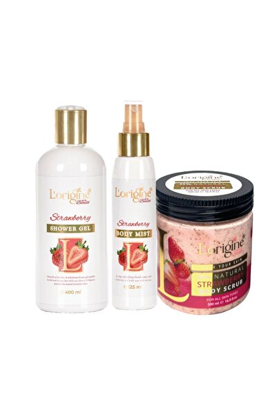 LORİGİNE DE LA BEAUTE Vücut Bakım Seti ( Vücut Peeling & Duş Jeli & Vücut Par...